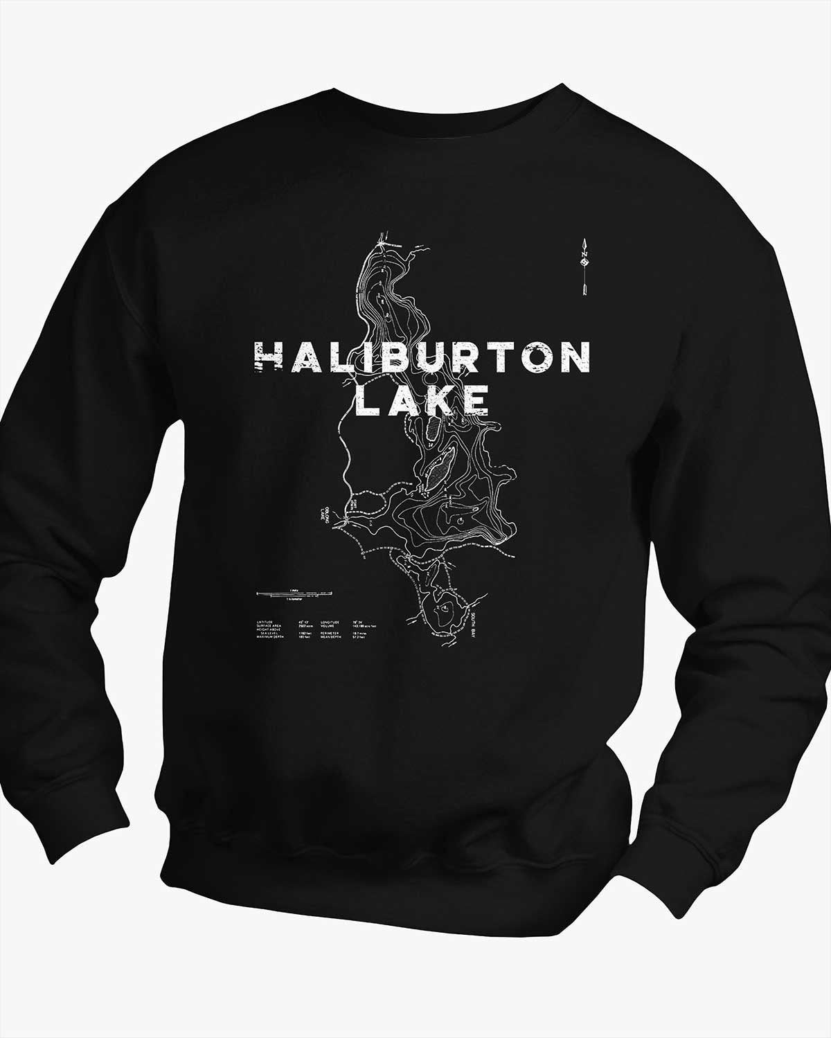Lake Contours - Haliburton Lake - Sweater