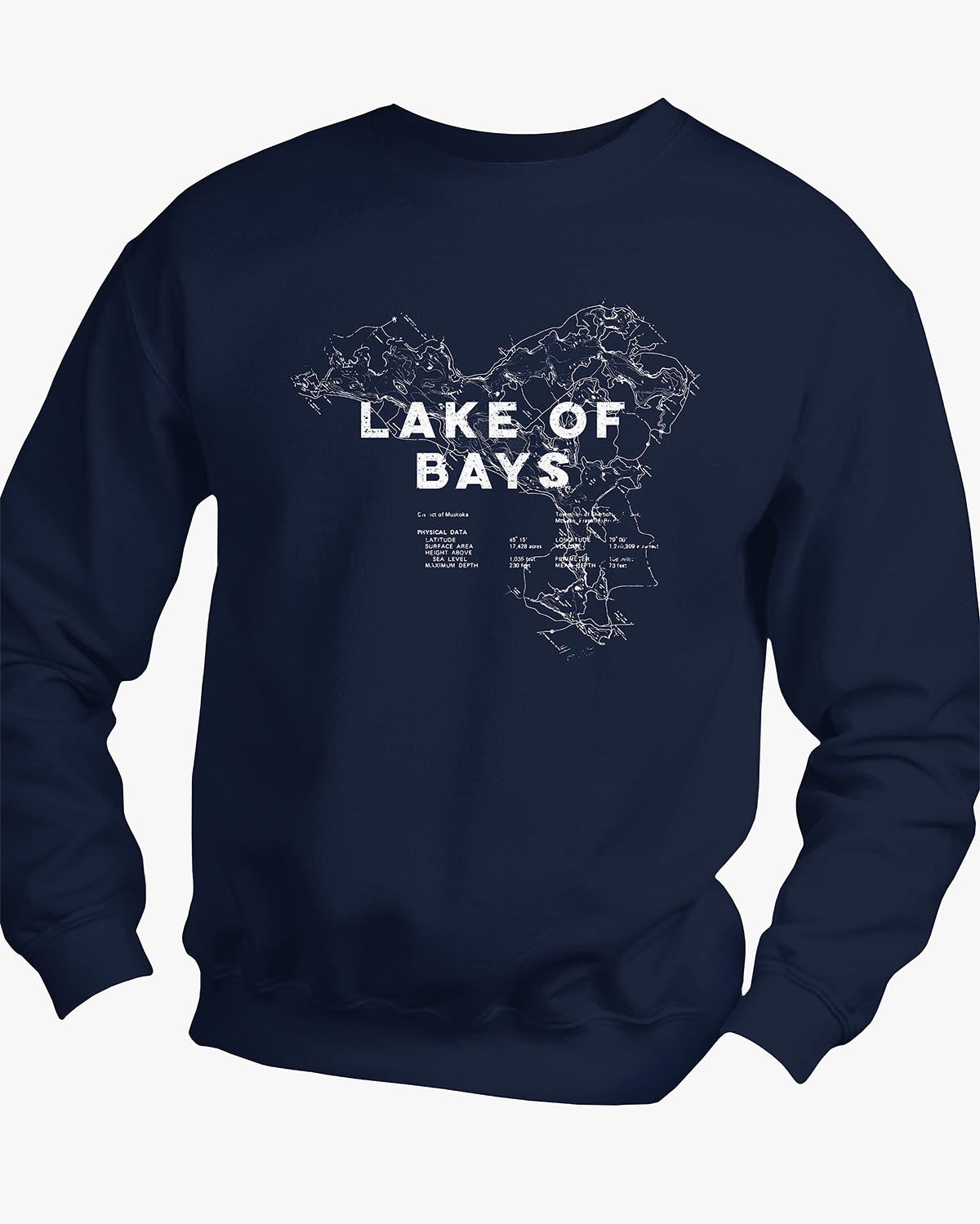 Lake Contours - Lake of Bays - Sweater