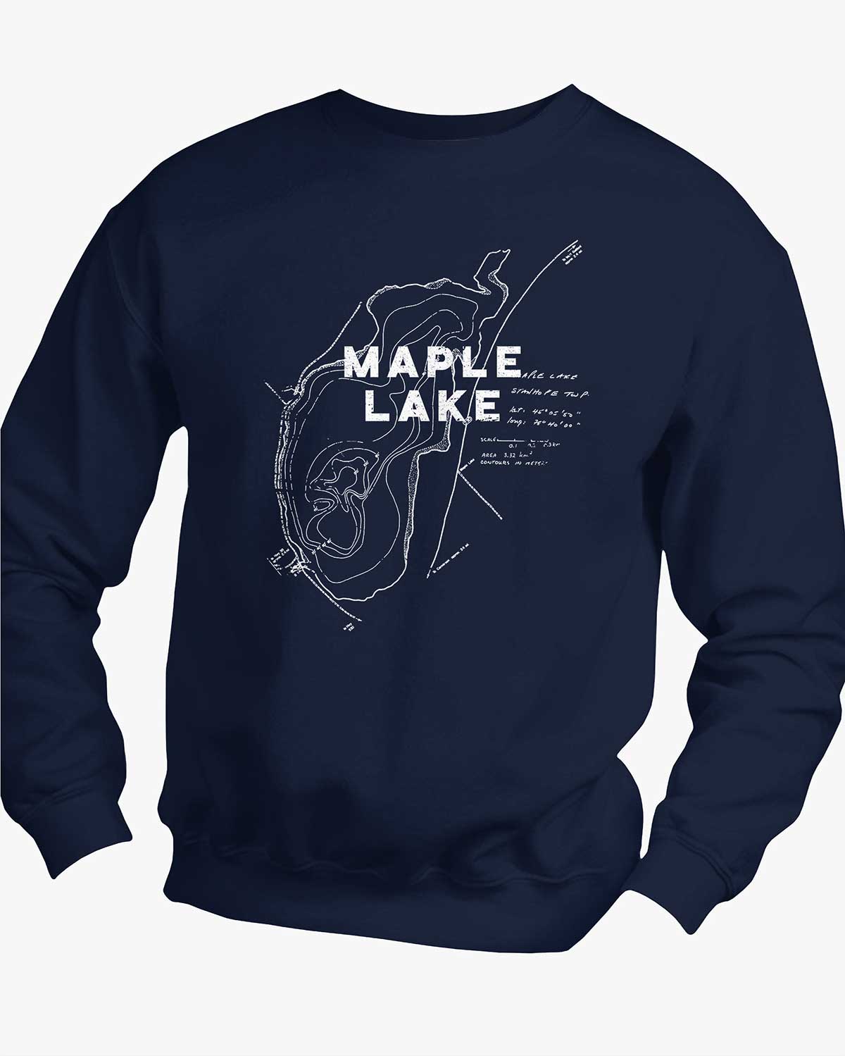 Lake Contours - Maple Lake - Sweater