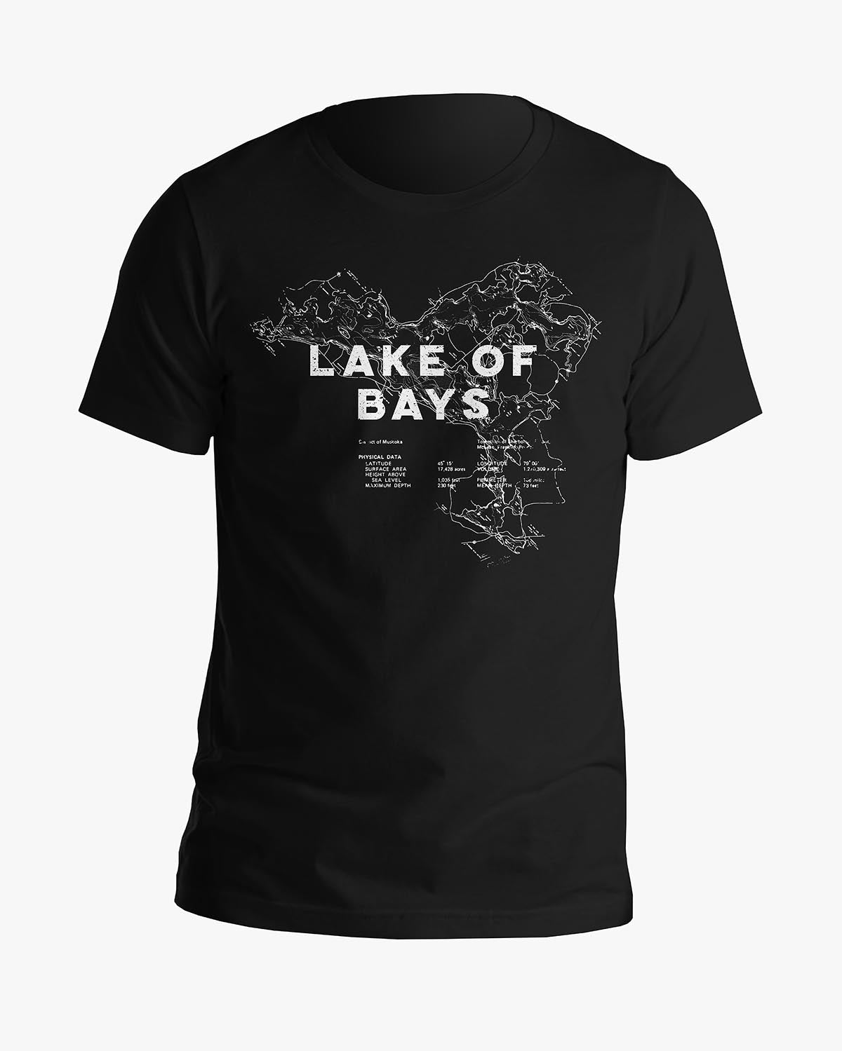 Lake Contours - Lake of Bays - Tee