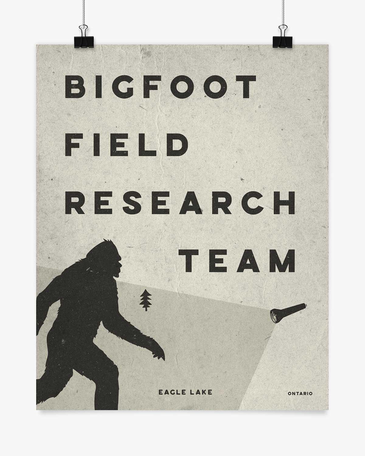 Bigfoot Research Team - Eagle Lake - Wall Art