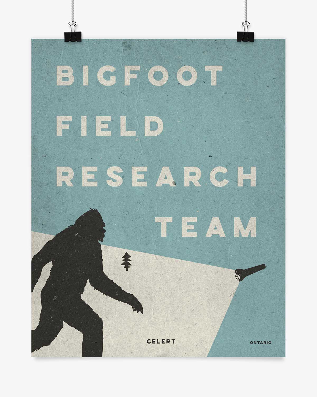 Bigfoot Research Team - Gelert - Wall Art