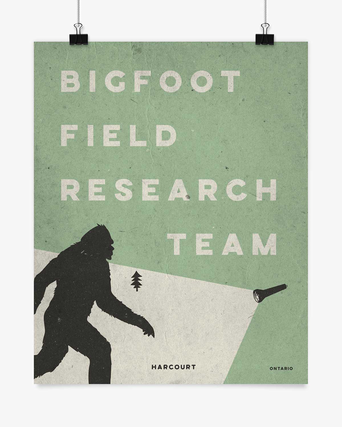 Bigfoot Research Team - Harcourt - Wall Art
