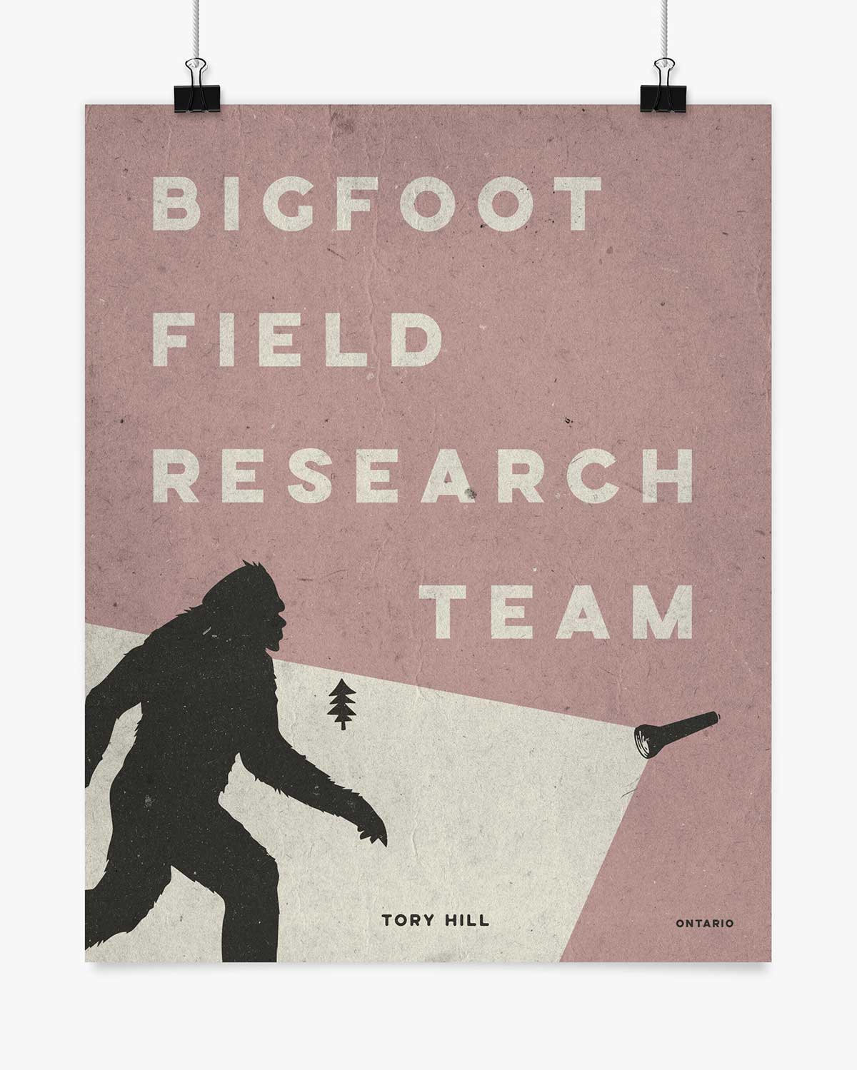 Bigfoot Research Team - Tory Hill - Wall Art