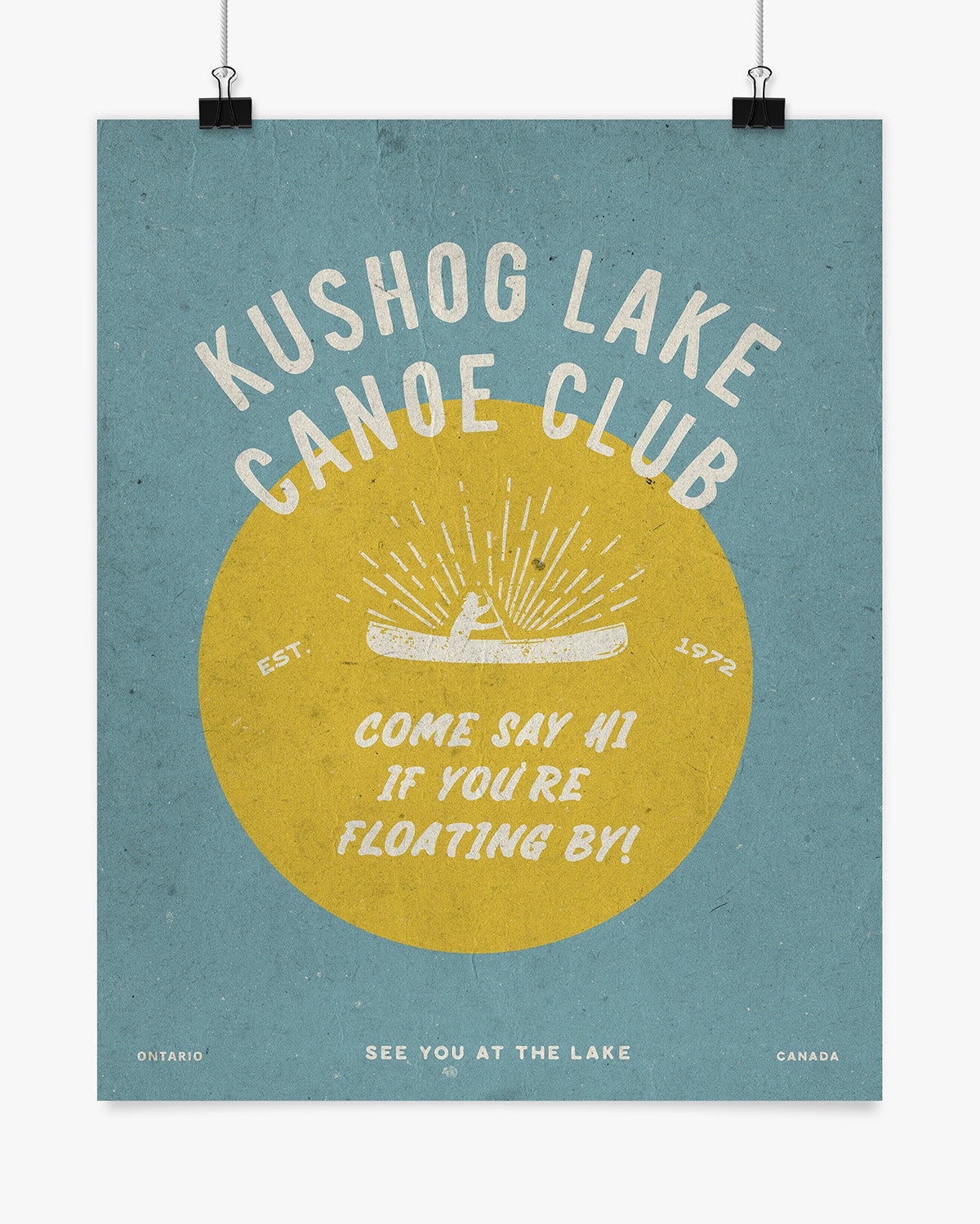 Canoe Club - Kushog Lake - Wall Art