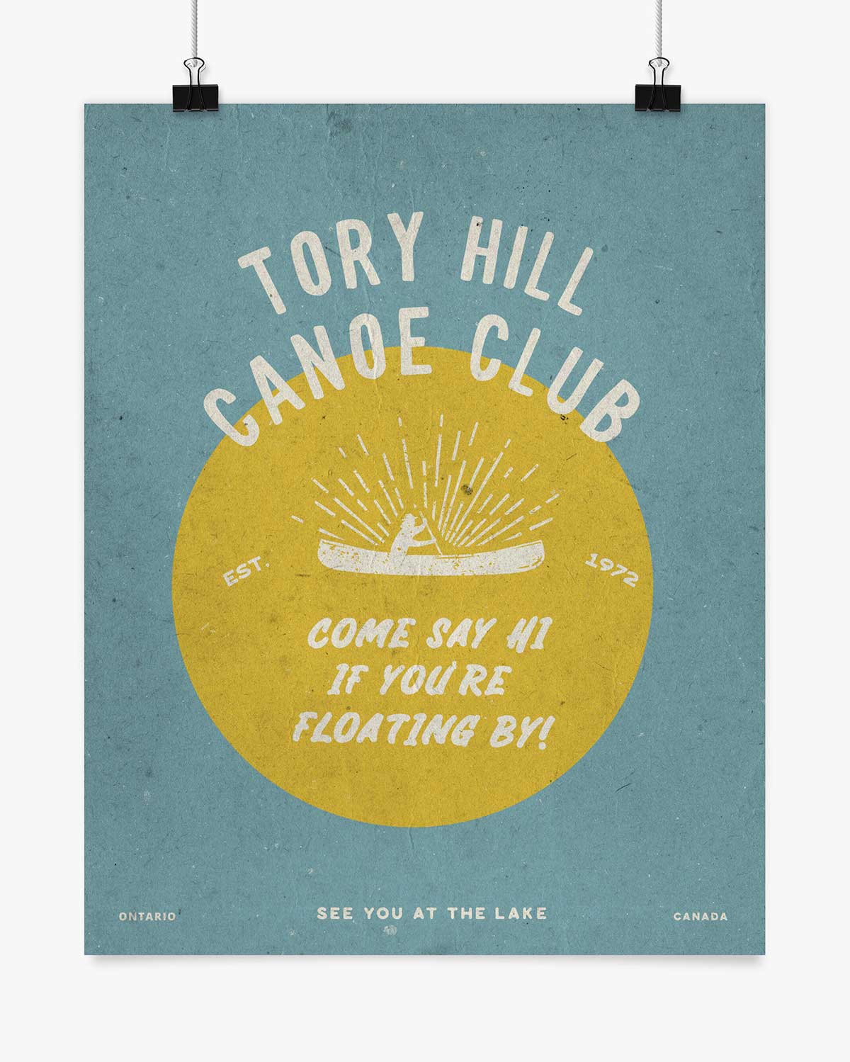Canoe Club - Tory Hill - Wall Art