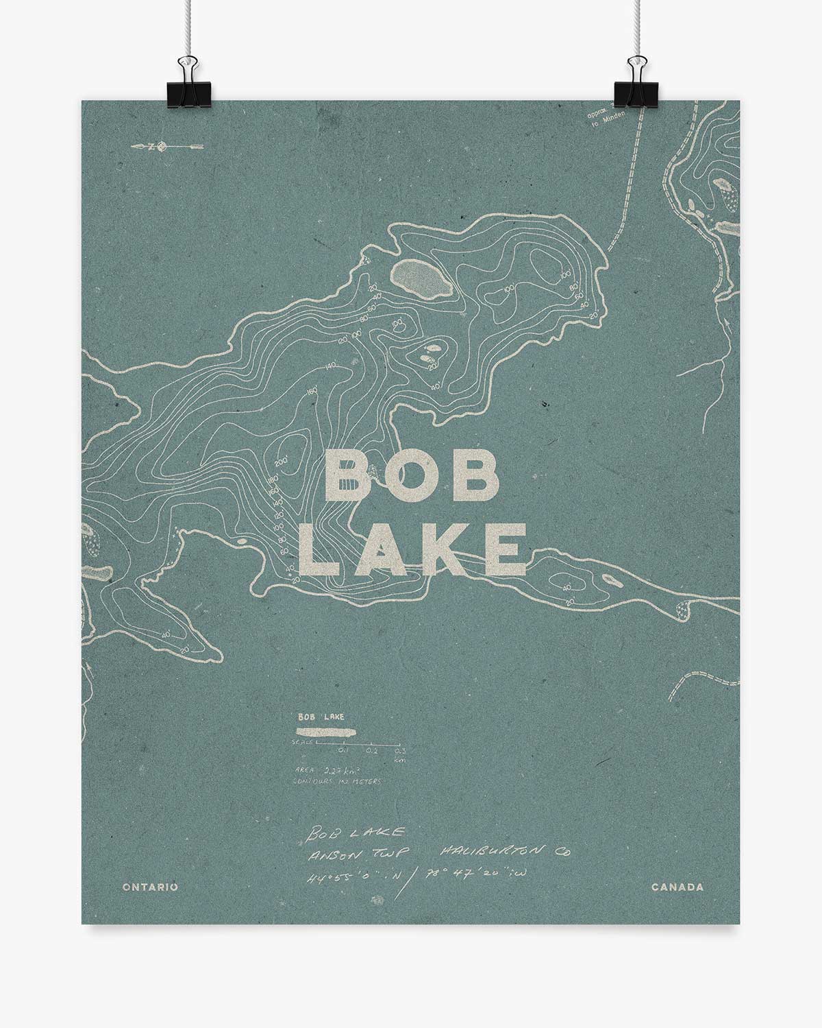 Lake Contours - Bob Lake - Wall Art