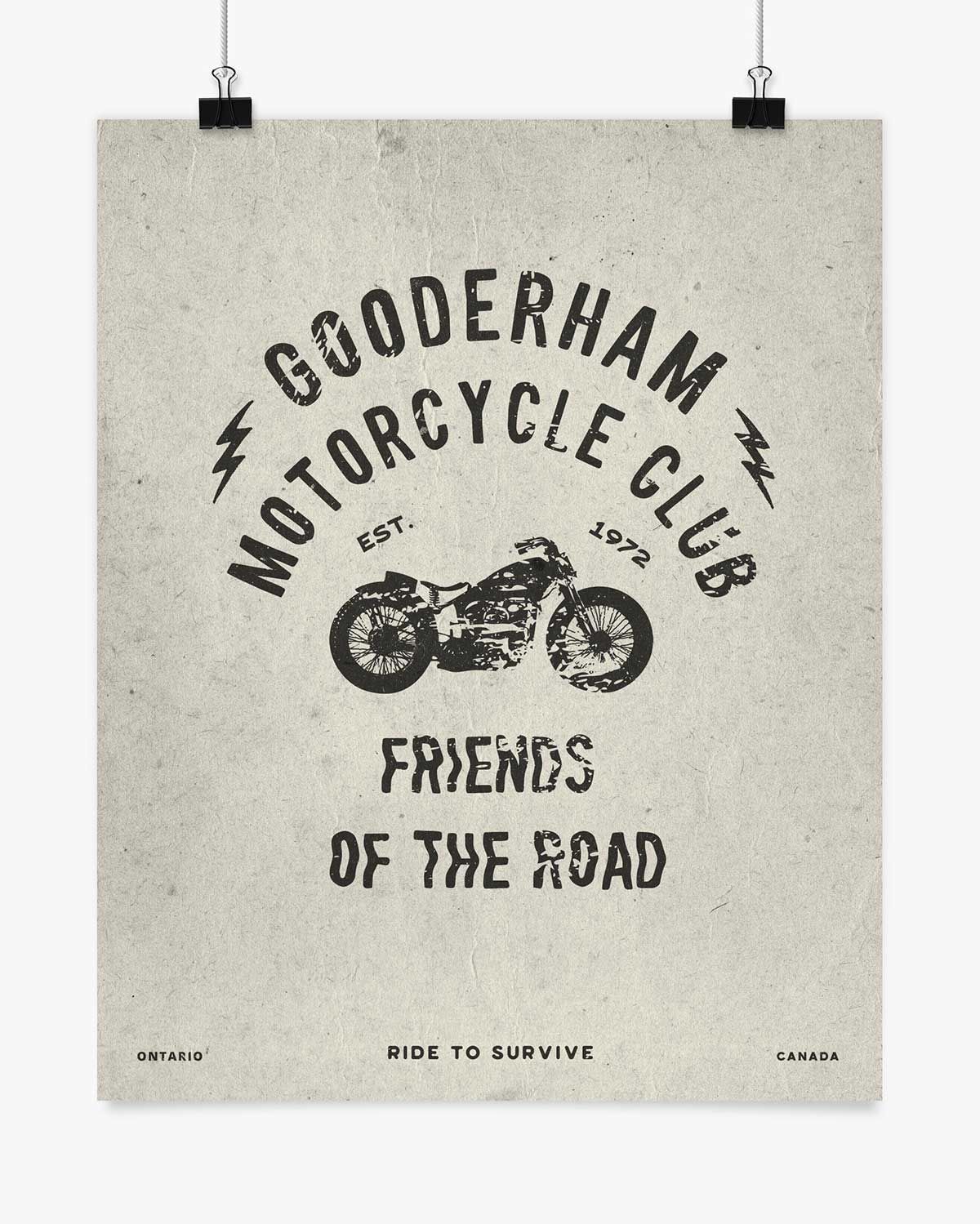 Motorcycle Club - Gooderham - Wall Art