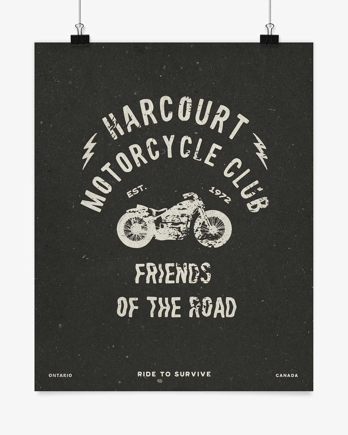 Motorcycle Club - Harcourt - Wall Art