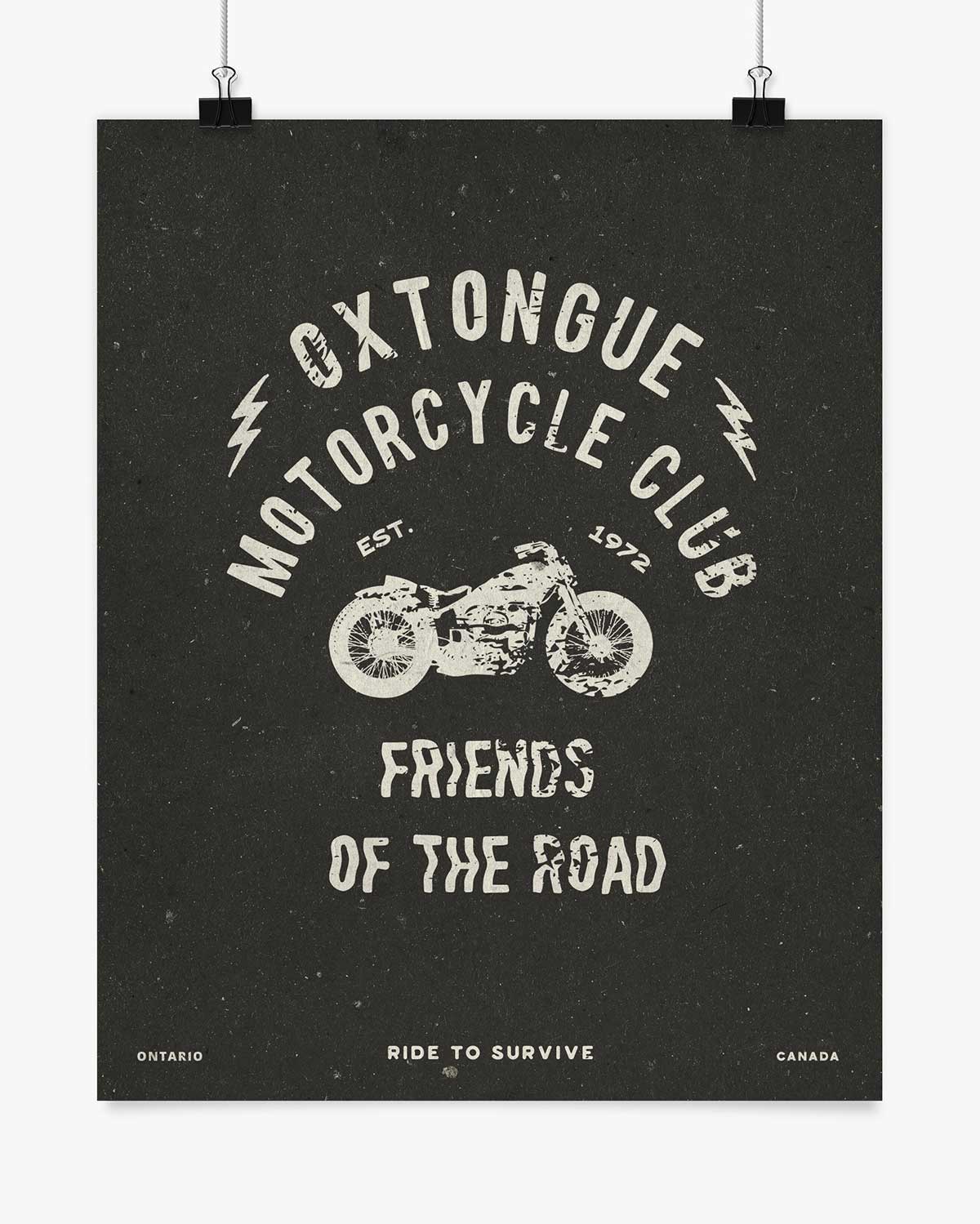 Motorcycle Club - Oxtongue Lake - Wall Art